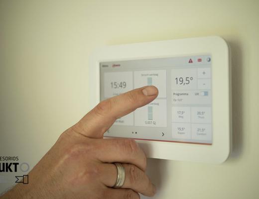 Termostato regulador de temperatura para el hogar